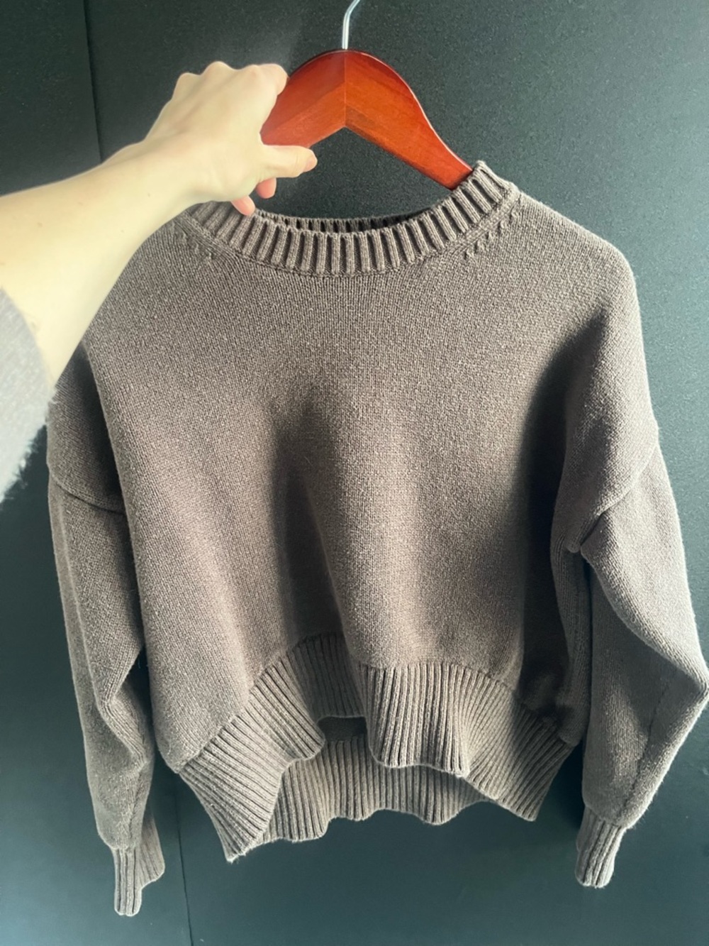 Quince 100% Organic Cotton Crewneck Sweater - Picture 3 of 4